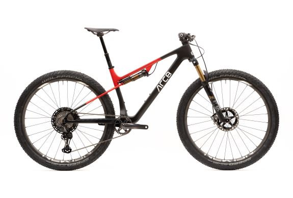 Horské kolo ARC8 Evolve FS  Black/Red, Blackberry